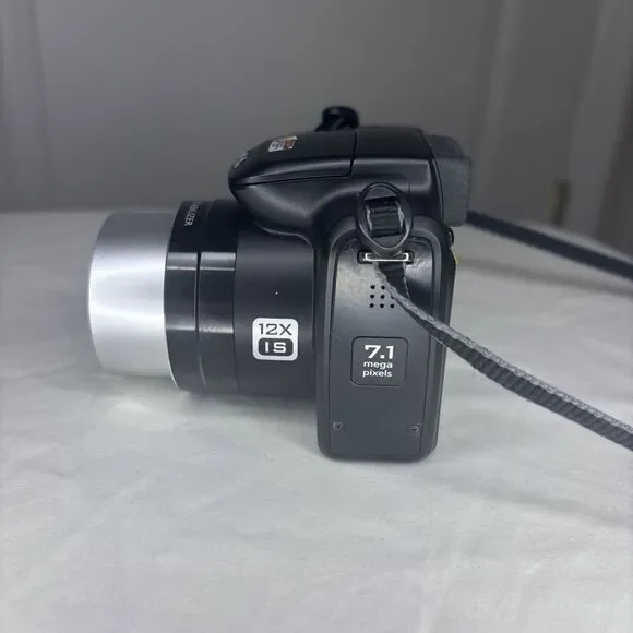 Kodak Easyshare Z712 IS Black 12x Optical Zoom 7.1 MP Digital Camera Y2K W/SD - Picture 5 of 16